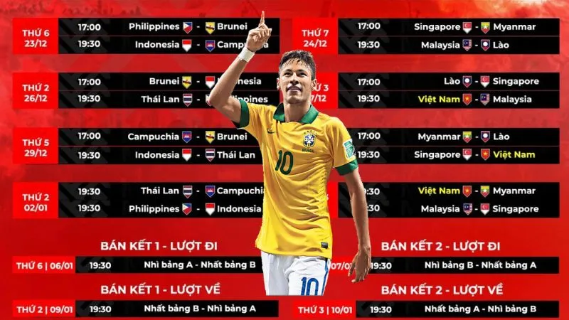 Tìm kiếm lịch thi đấu cực nhanh qua bộ lọc thông minh